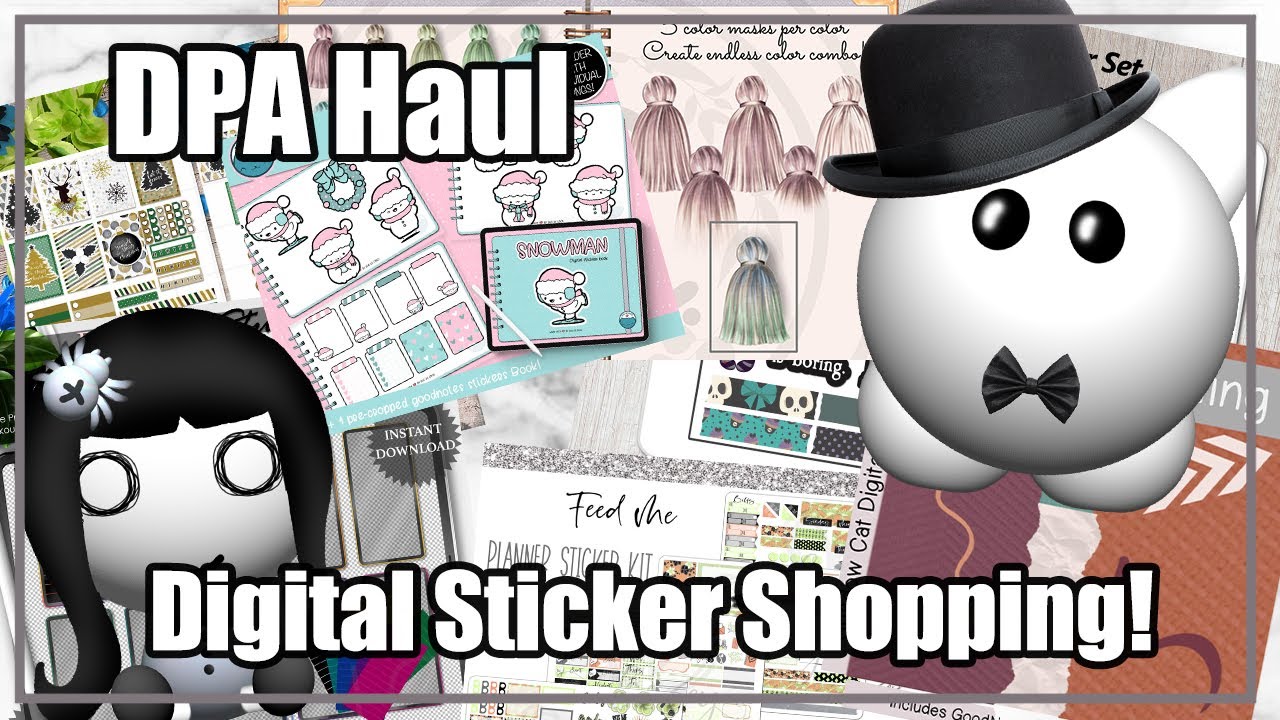 DPA Sale &bull; Digital Sticker Haul!