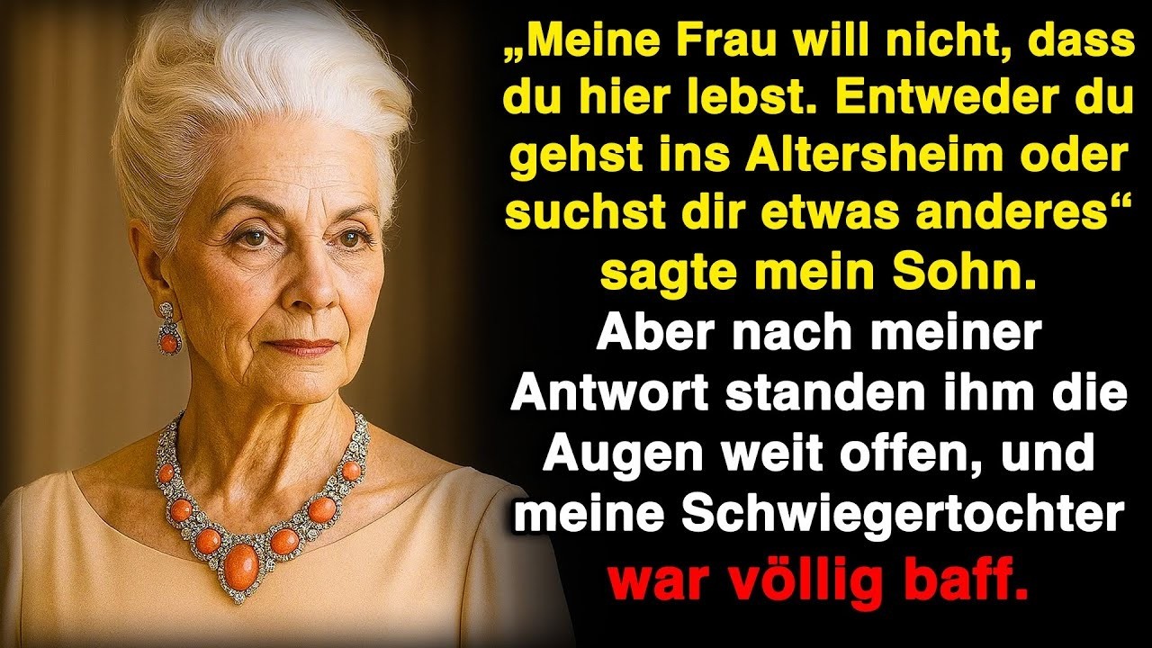 Mein Sohn  „Meine Frau will nicht, dass du hier lebst! Geh ins Heim oder such dir was anderes!“