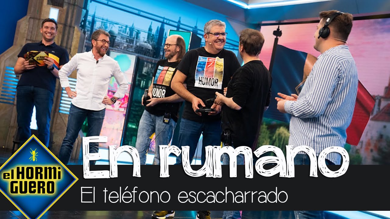 Santiago Segura, José Mota y Florentino Fernández se ponen a prueba hablando rumano - El Hormiguero