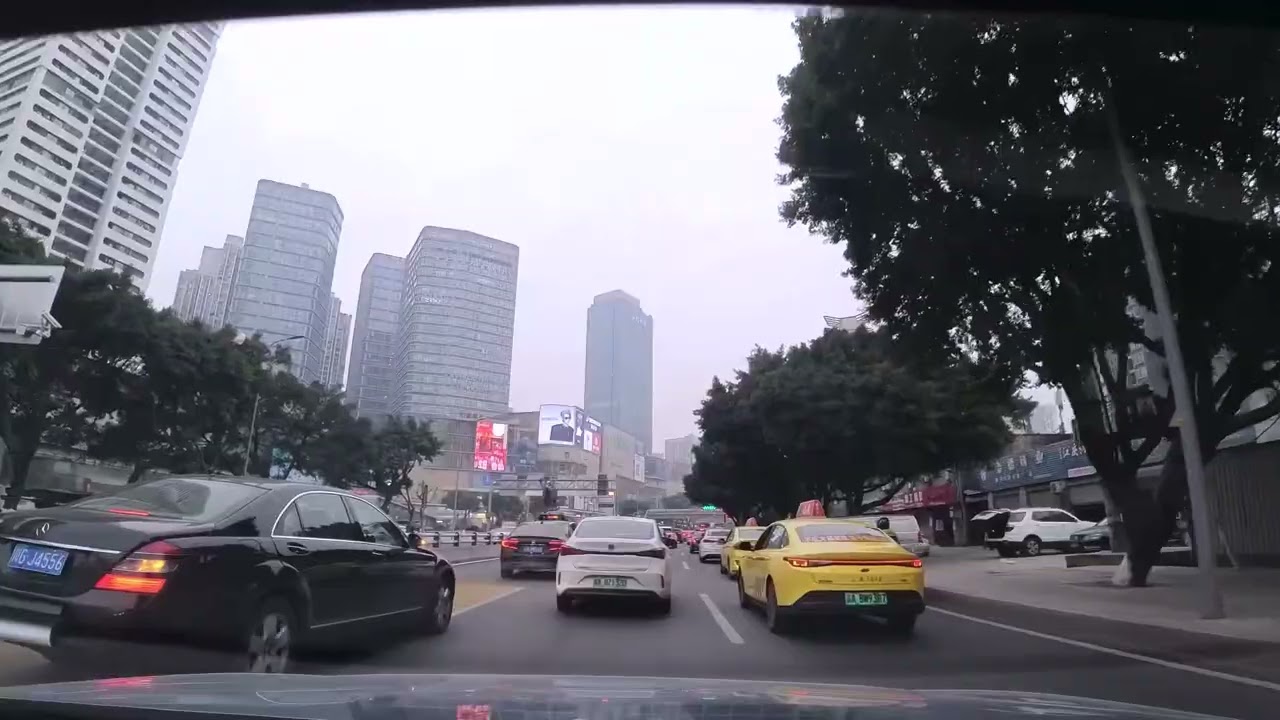 重庆 CHONGQING 年前最后几天下班市区通勤  #重庆 #重慶 #chongqing #DrivingTour #DriveTravel