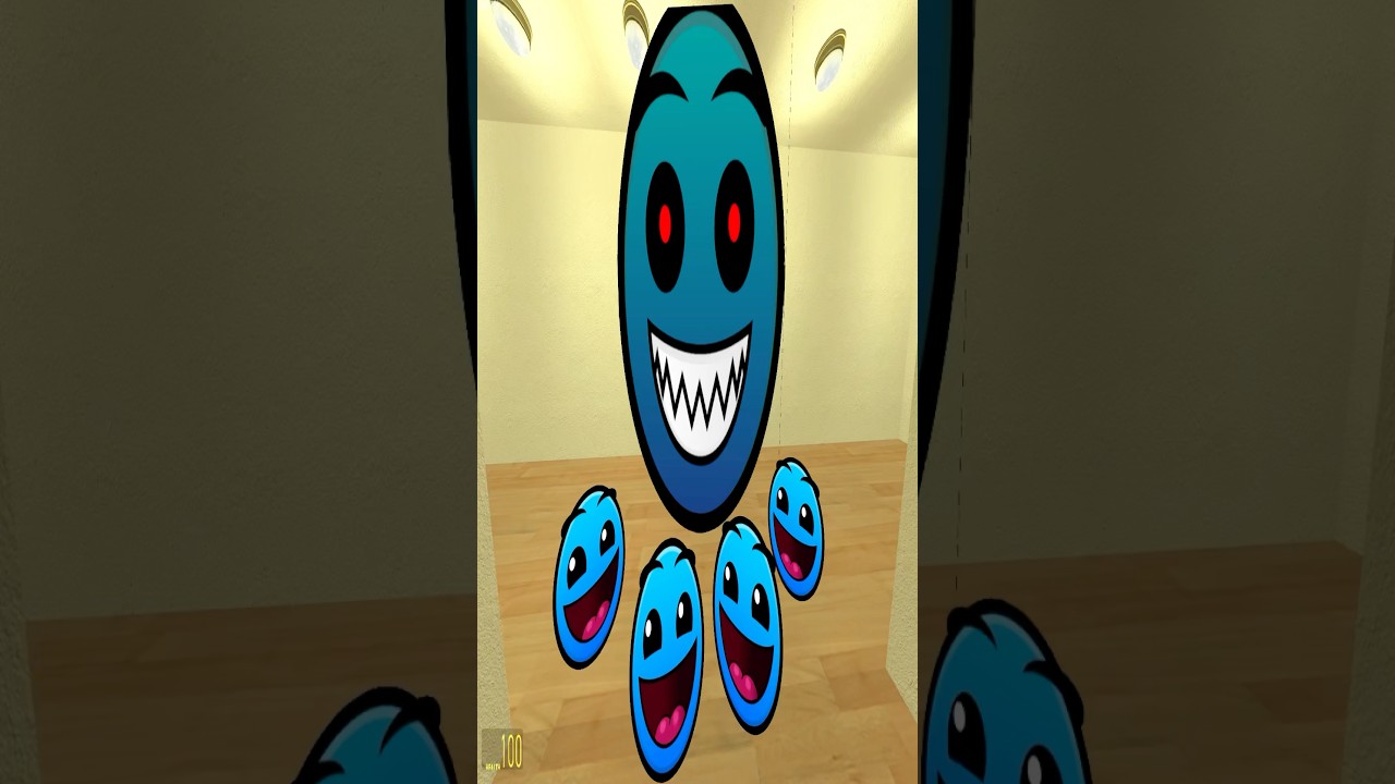 Geometry Dash Nightmare blue Nextbot Gmod