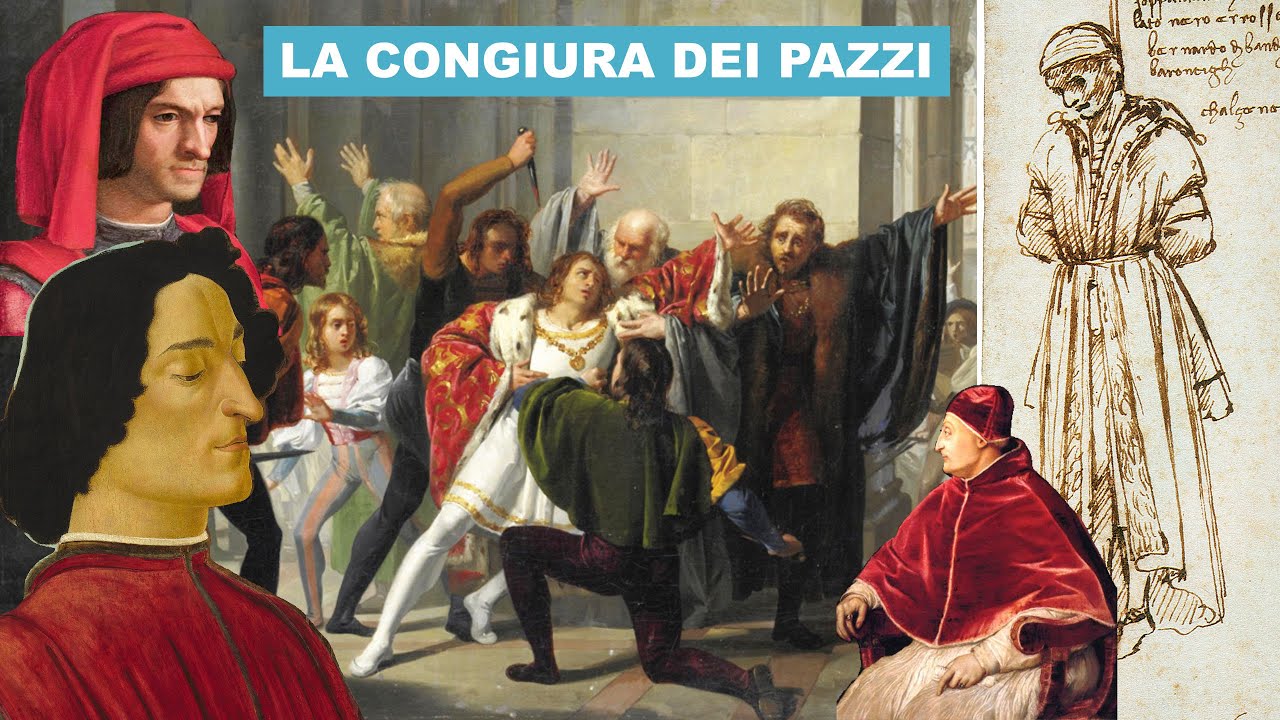 La Sanguinosissima CONGIURA dei PAZZI di Firenze