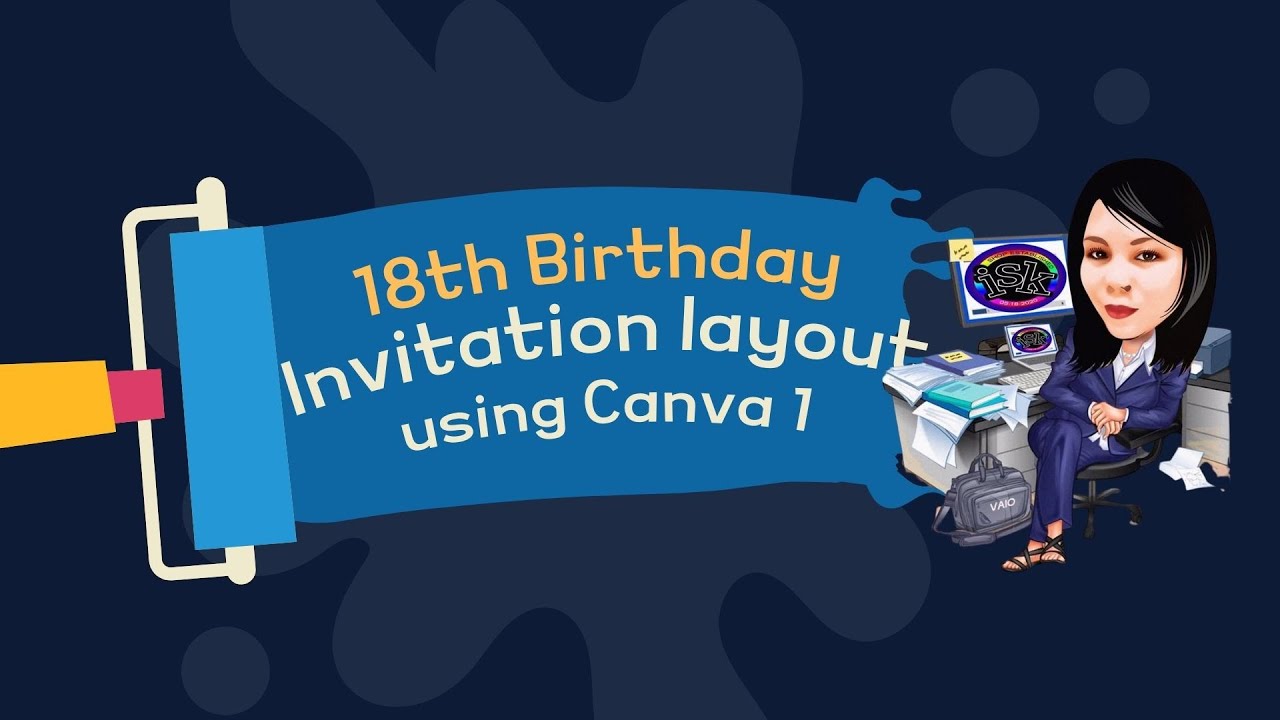 18th birthday layout using canva - Princess Jini 2 - Tatak ISK