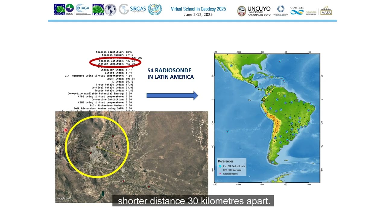 ZTD and IWV of SIRGAS GNSS stations.- M. Laura Mateo