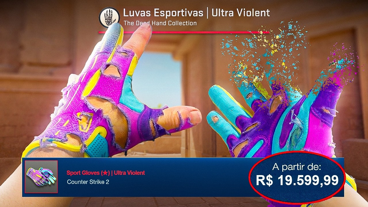 É... nos fizeram de otário! As NOVAS LUVAS e a COLEÇÃO DEAD HAND são MUITO PERIGOSAS no CS 2