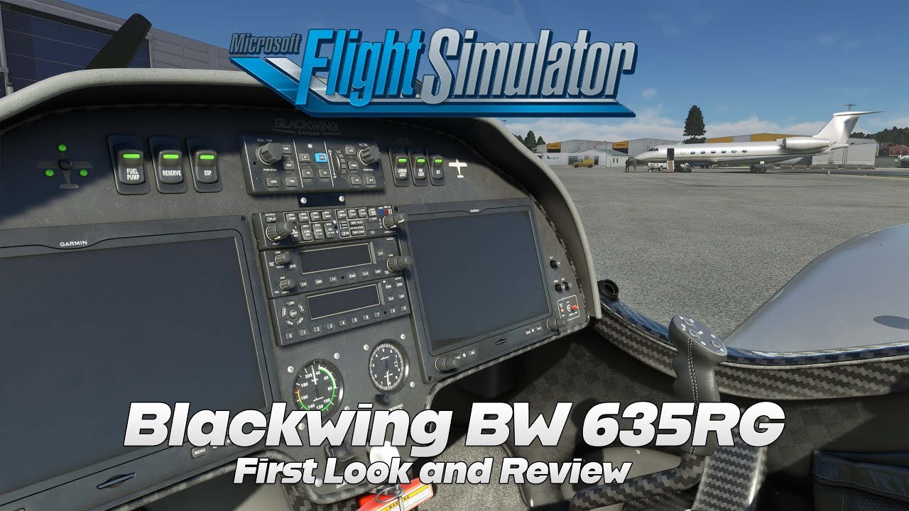 MSFS 2020 | ORBX Blackwing BW 635RG | First Look and Review