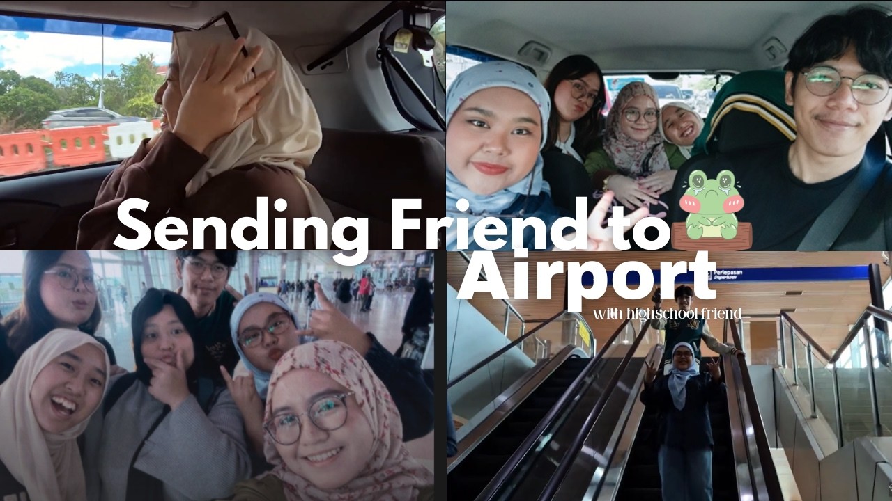 Sending friend to airport 🛫 | hangout , eat , raya shopping 🛍