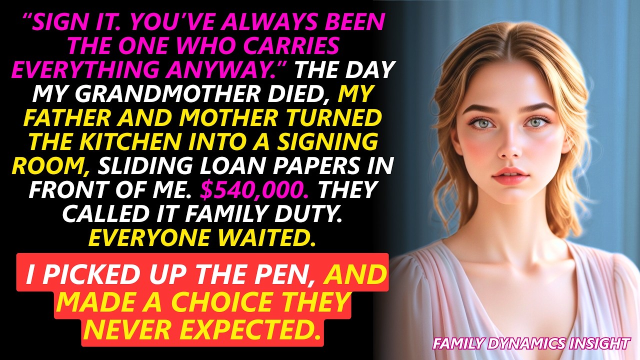My Parents Turned Grandma’s Funeral Into A $540,000 Trap — Every Eye Turned To Me…