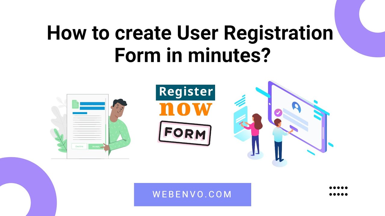 How to create User Registration Form in minutes? #user #registration #form