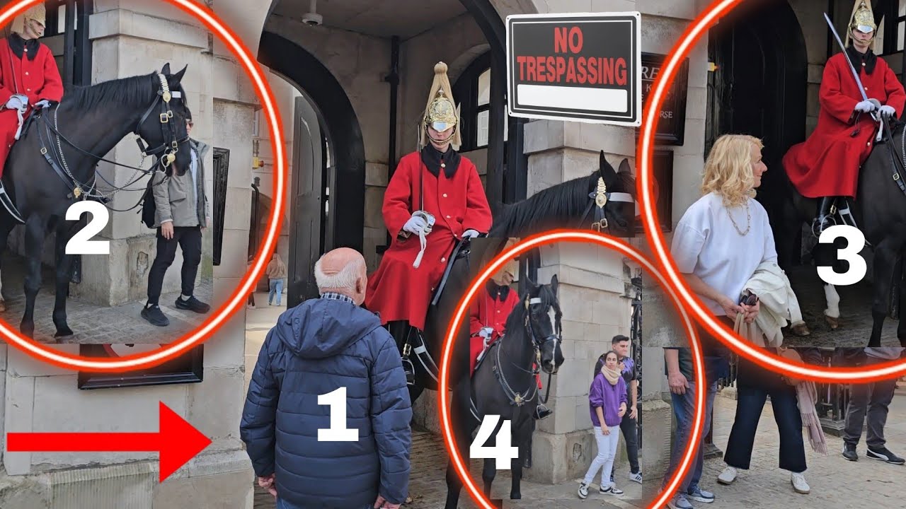 FED UP King's Guard has had enough with these RUDE and Disrespectful Tourists!