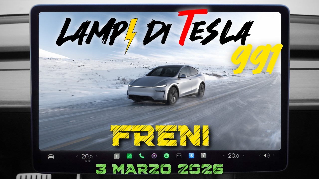 Tesla cambia i freni rumorosi du Model Y, Autobidder in Europa ⚡️Lampi di Tesla 991