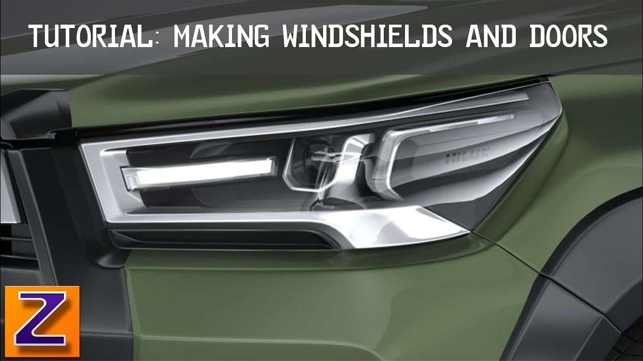 Tutorial: Making the windshield and doors [Part 3]
