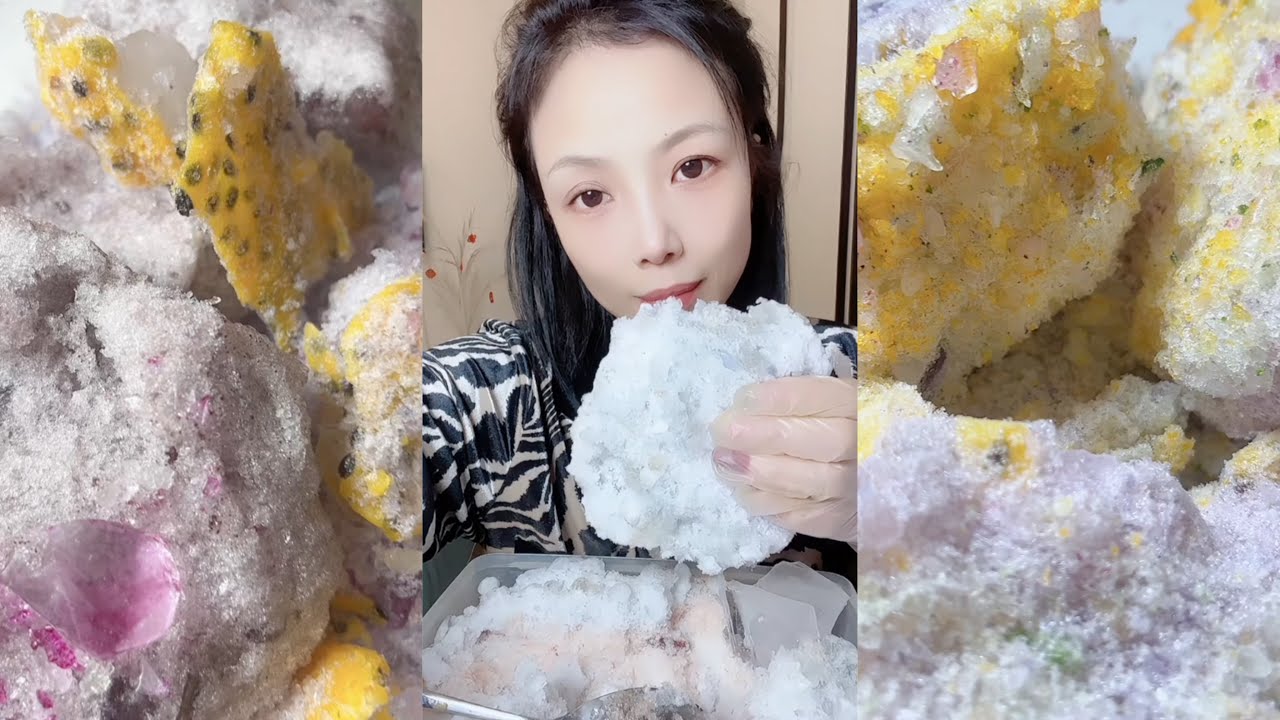 [ASMR]Freezer Frost|Shaved Ice|Hard Ice|Ice Eating|SOLO|#Freezerfrost