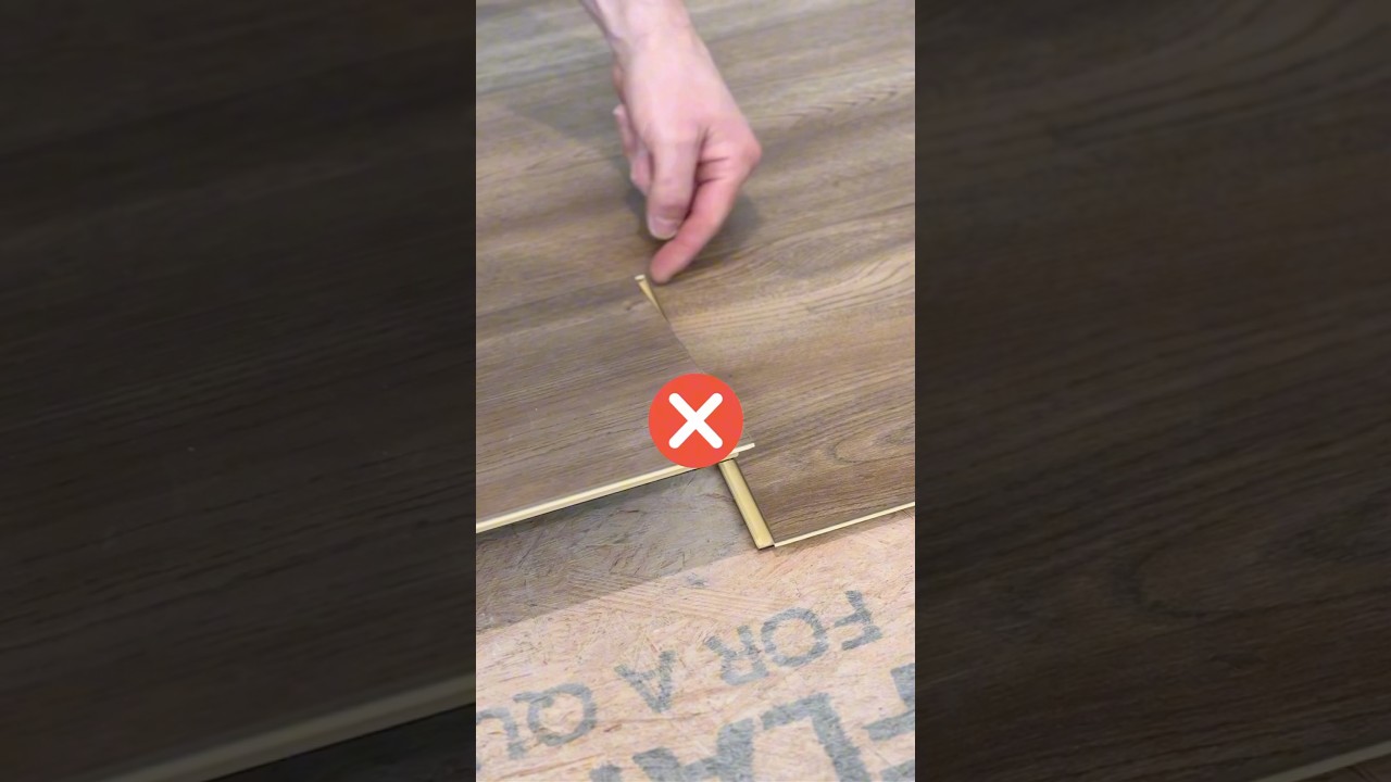 Installing LVP Drop Lock System In Reverse #lvpflooring #floorcontractor #synthwave #tips #installs