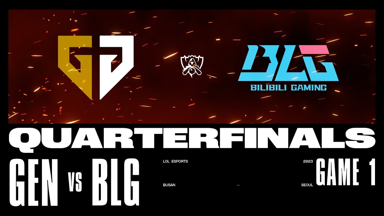 GEN vs. BLG - Game 1 | KNOCKOUTS Stage | 2023 Worlds | Gen.G vs Bilibili Gaming (2023)