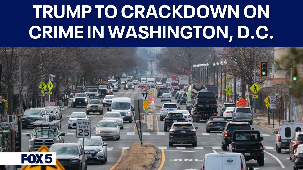 President Trump to crackdown on DC crime