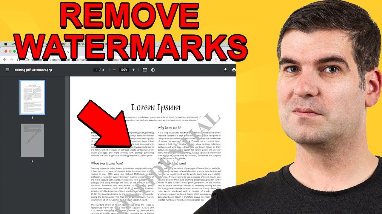PDF Watermark Gone In Seconds With This Trick!