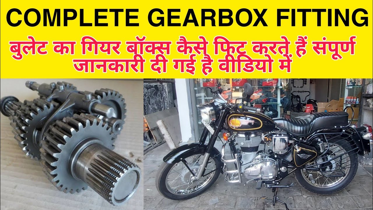 gearbox fitting classic 350 Royal Enfield engine work