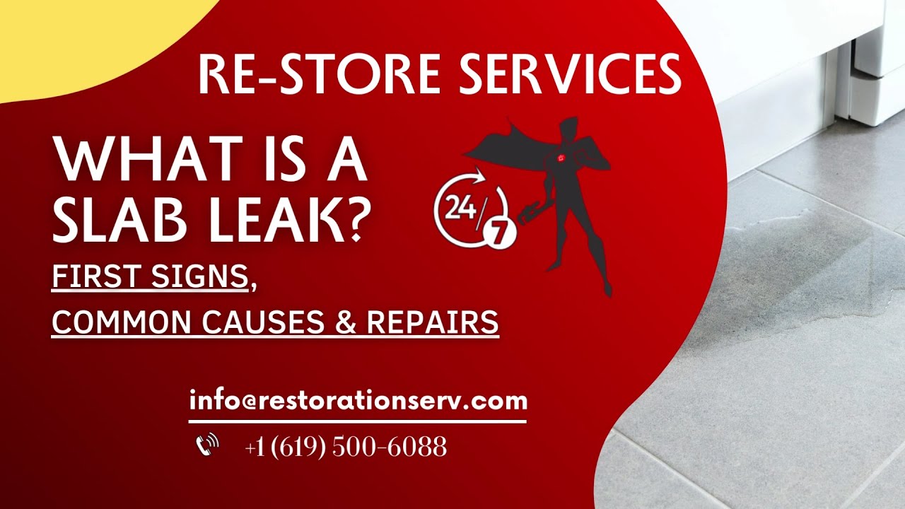 WHAT IS A SLAB LEAK? FIRST SIGNS, COMMON CAUSES & REPAIRS
