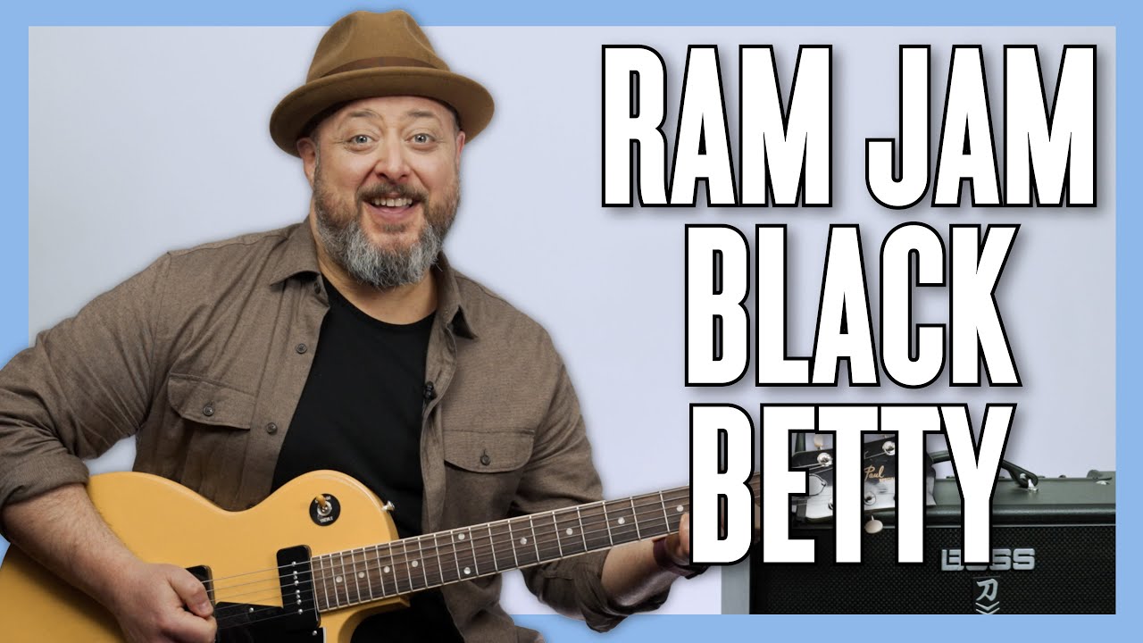 Урок игры на гитаре Ram Jam Black Betty + обучающее видео