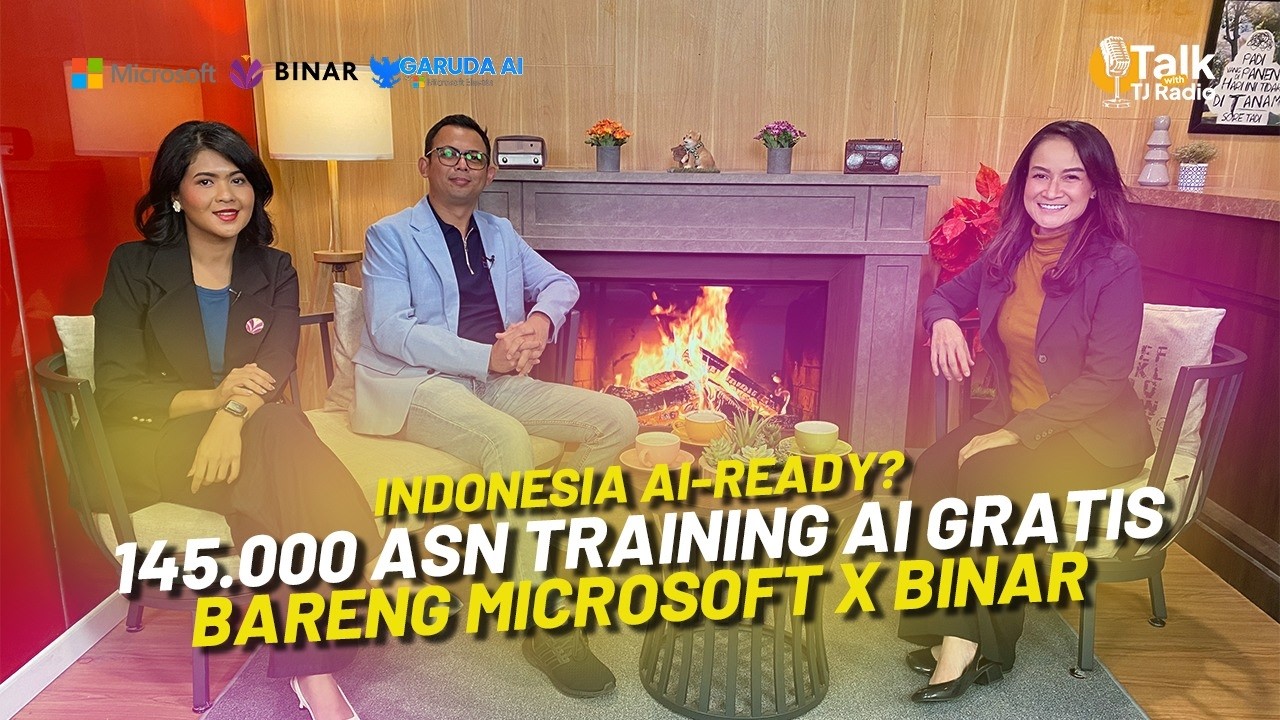 INDONESIA AI-READY? 145.000 ASN Training GRATIS bareng Microsoft X BINAR | TWTJ | #002