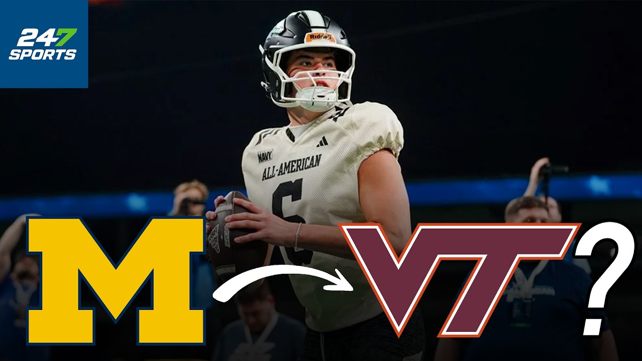 Top 100 QB Peter Bourque Decommits from Michigan — Is Virginia Tech the Favorite?
