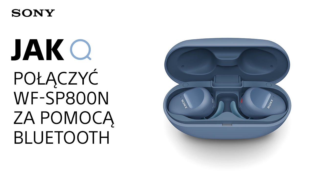 Jak połączyć WF-SP800N za pomocą bluetooth