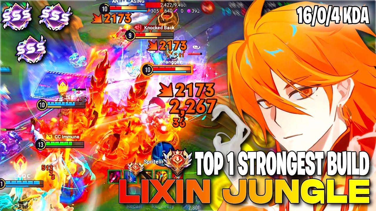 ‎TOP 1 STRONGEST LI XIN JUNGLE IN HIGH ELO RANKED | TOP 1 GLOBAL LIXIN BUILD | HoK