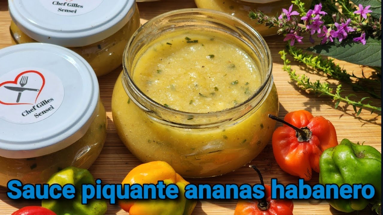 Sauce piquante ananas habanero