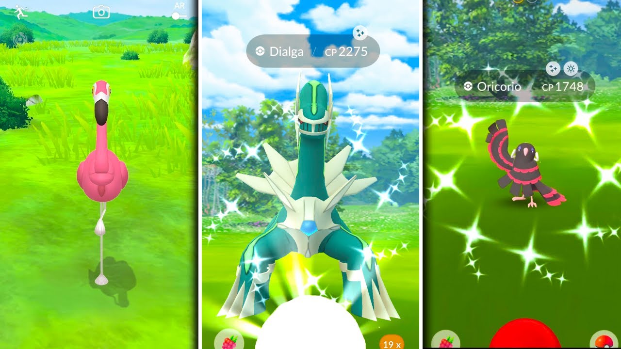 Первые рейды Диалги и Палкии в Pokemon Go! Дебют Фламиго / Эта неделя в Pokemon Go