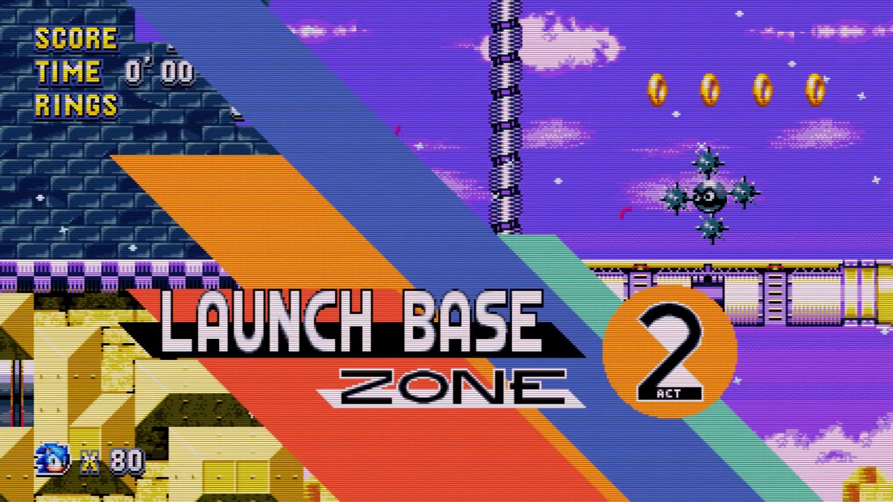 Sonic Mania (PC) Mod: Launch Base Zone Acts 1 & 2