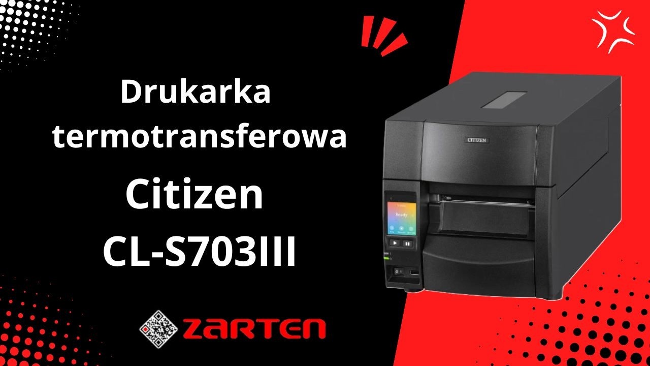 Drukarka Citizen CL-S703III &ndash; szybki start w 5 min / quick start in 5 minutes
