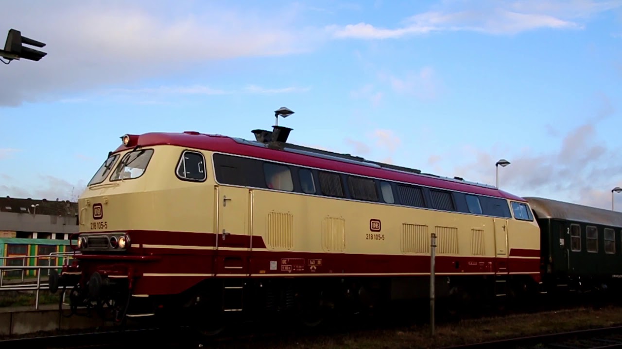 WestfalenDampf Sonderzug NeSa 218 105-5 *Inkl motorstart*
