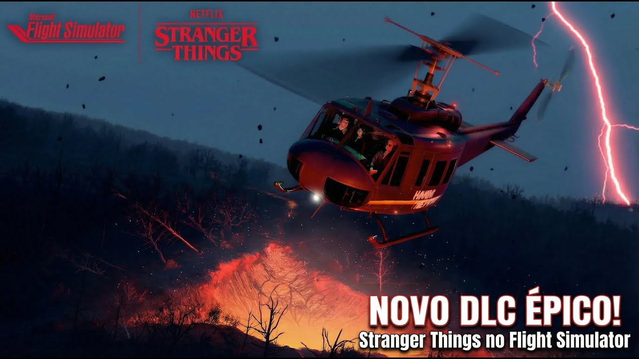 Microsoft Flight Simulator 2024 - Expans&atilde;o Stranger Things!