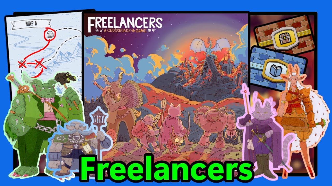 Freelancers Board Game Review (Vs. Forgotten Waters)
