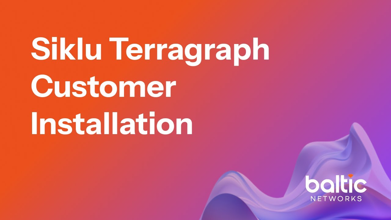 Siklu Terragraph Customer Installation - Chad Wachs of AU Wireless