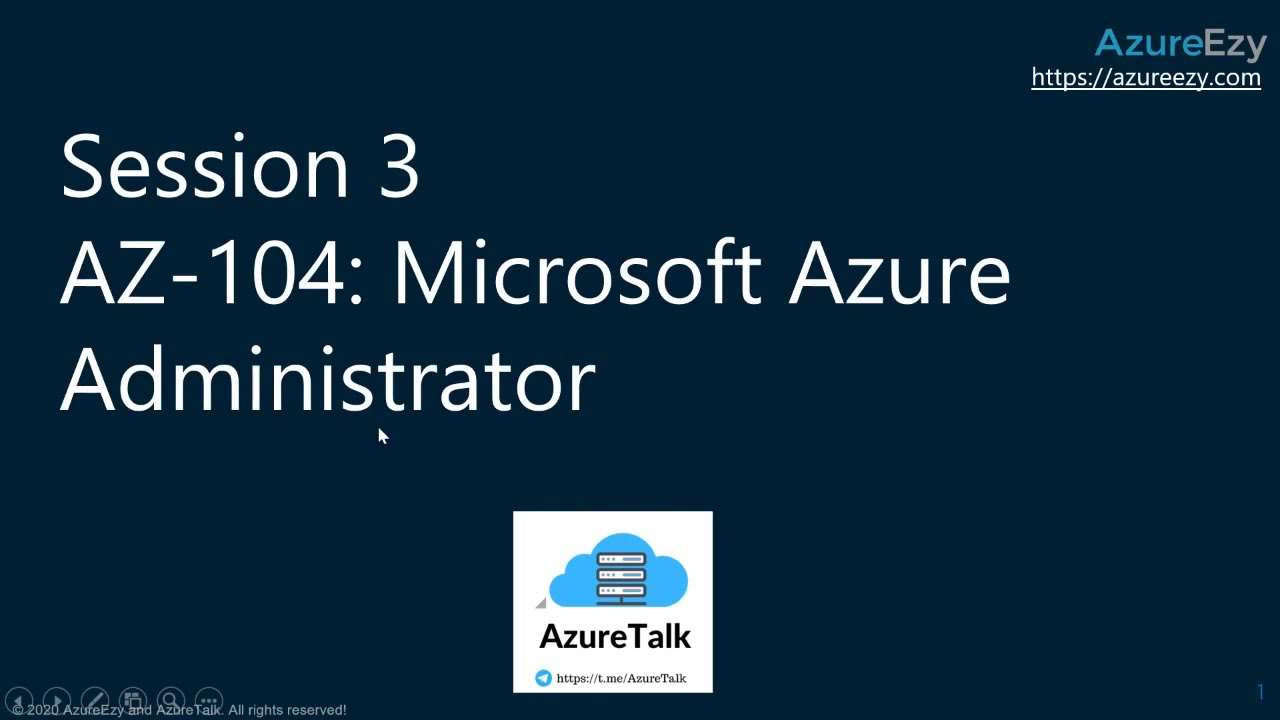 AZ 104 Session 3: Azure Compute
