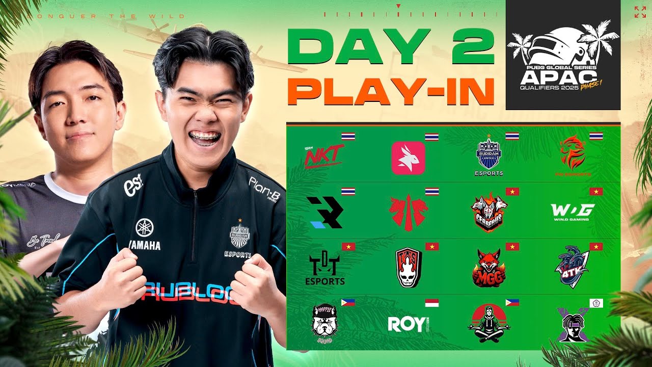 🏆 𝐏𝐆𝐒 𝐀𝐏𝐀𝐂 𝐐𝐔𝐀𝐋𝐈𝐅𝐈𝐄𝐑𝐒 𝟐𝟎𝟐𝟓 𝐏𝐇𝐀𝐒𝐄 𝟏 | PLAY-IN วันที่ 2