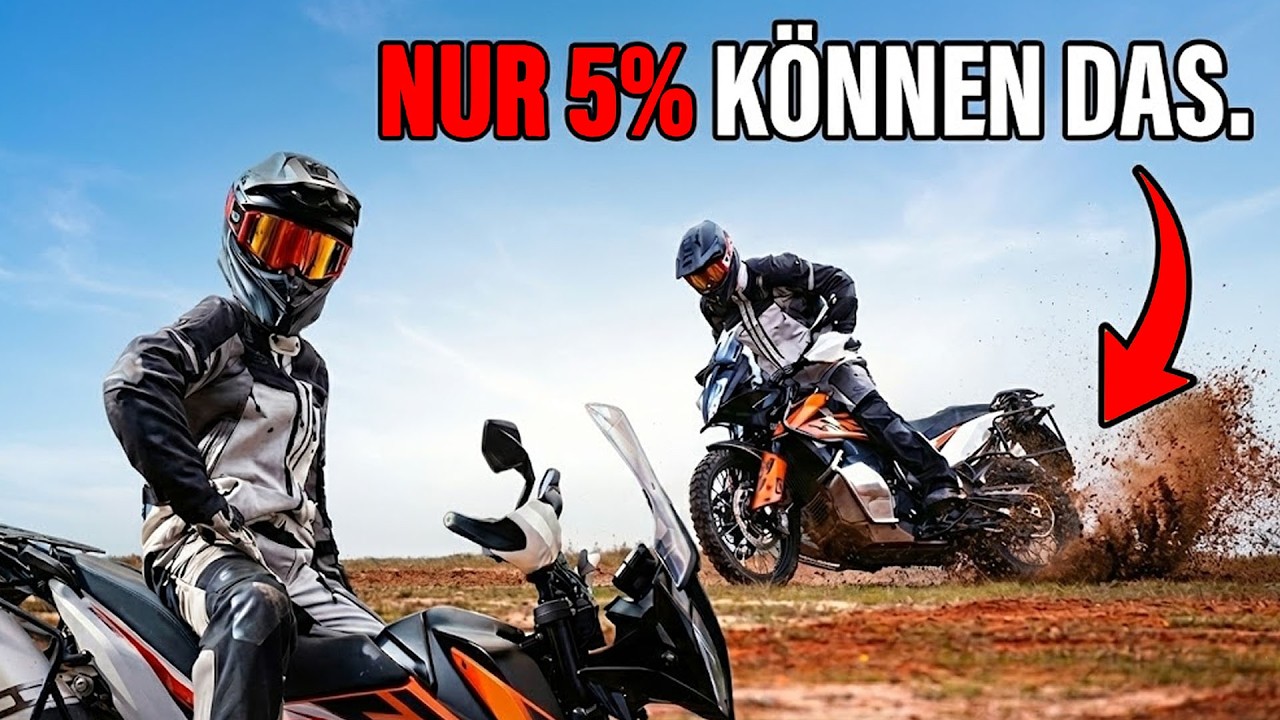Driften mit 230 kg Adventure Bike - So Lernst du es
