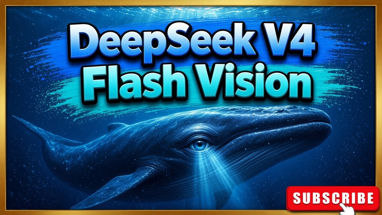 DeepSeek V4-Flash Vision вышел: кит открыл глаза