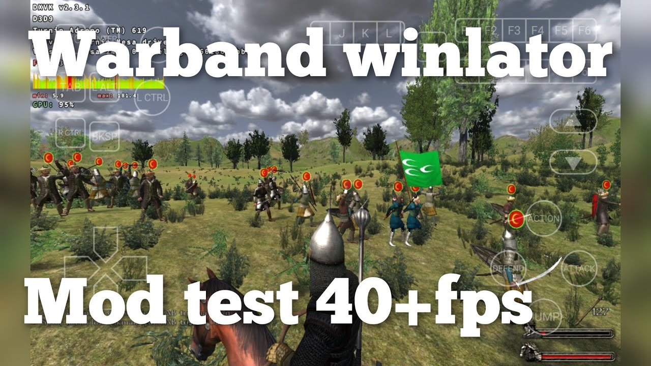 Winlator warband mod test/ 63 mblik mod!