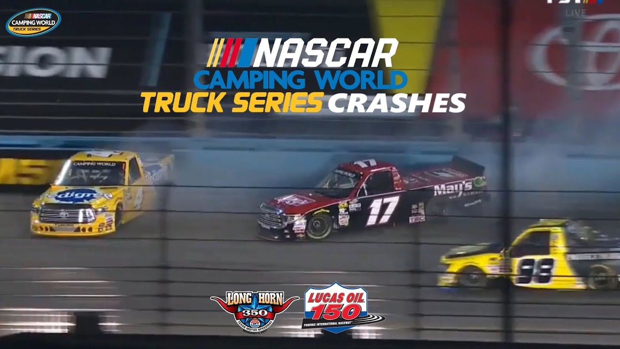 2018 NASCAR Truck Series Crashes (Texas- ISM)