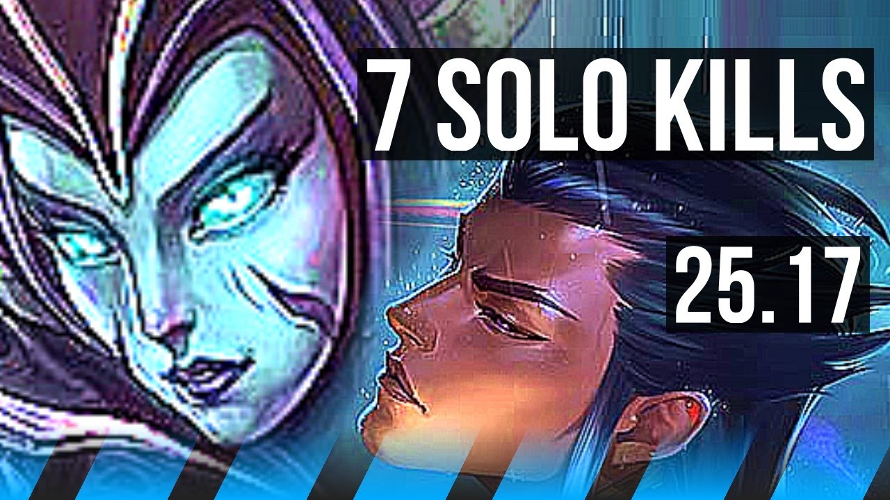 CASSIOPEIA vs YONE (MID) | 7 solo kills, Godlike | KR Diamond | 25.17