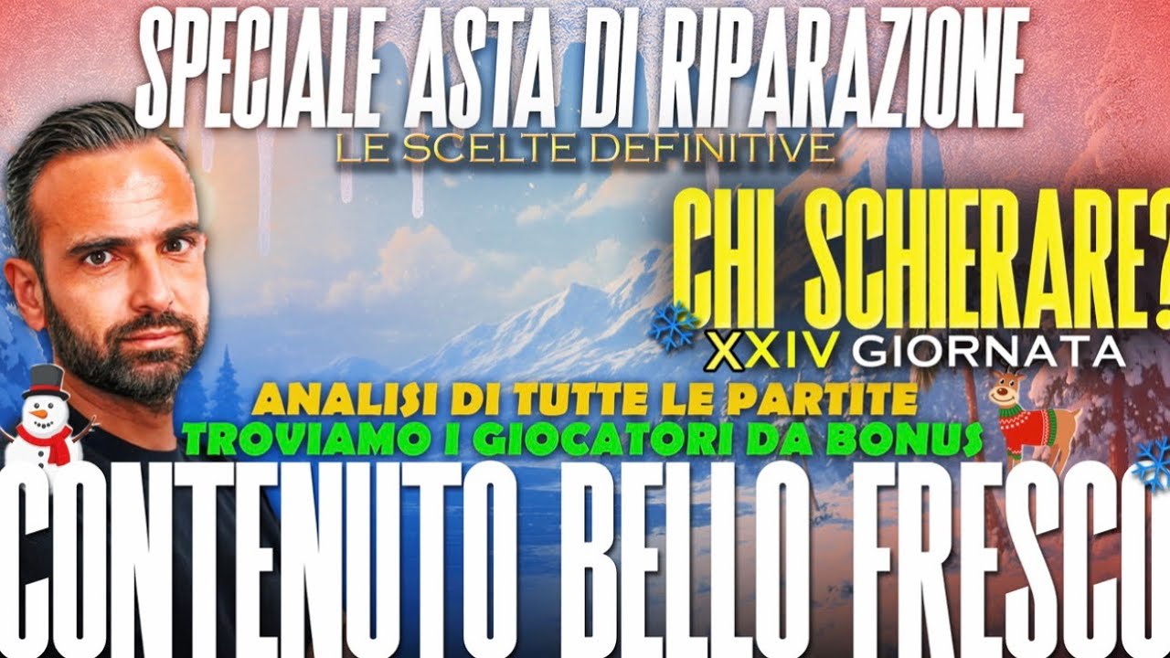 LE SCELTE DEFINITIVE ALL’ASTA  E CHI SCHIERARE ALLA 24ª GIORNATA 🎬 | Hype 🕯️