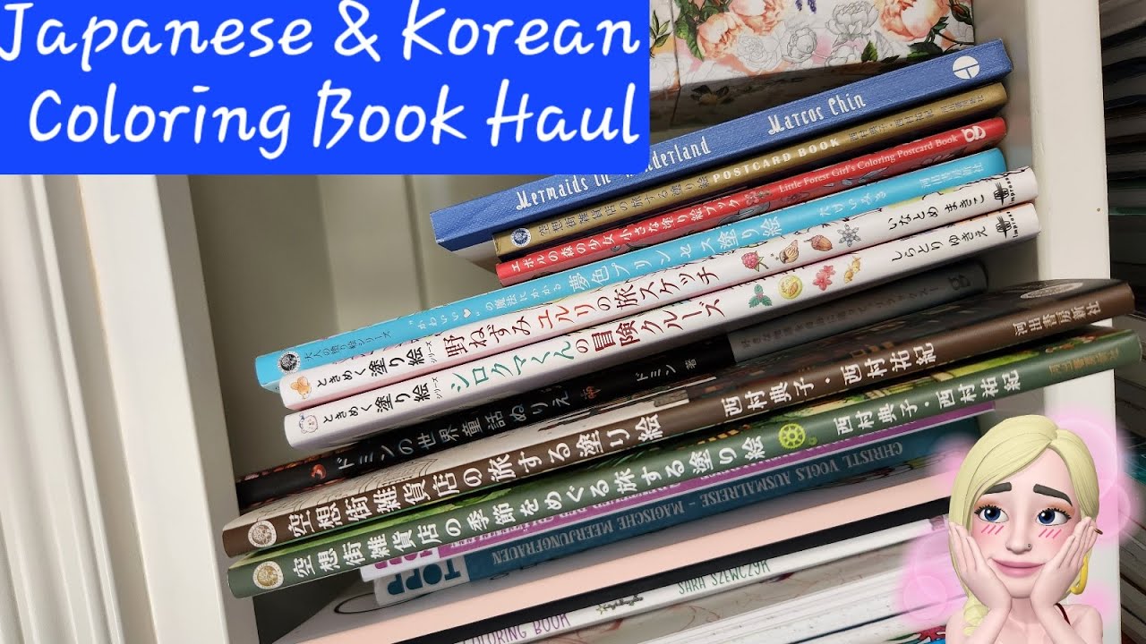 Japanese & Korean Coloring Book Haul