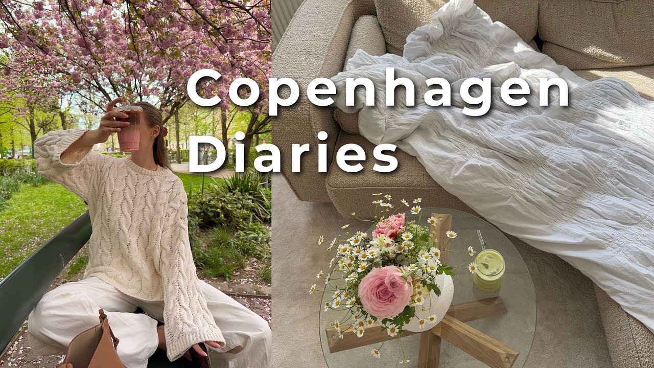 Saturday in my Copenhagen life | apartment cleaning, Sakura festival, recharging & lunch date