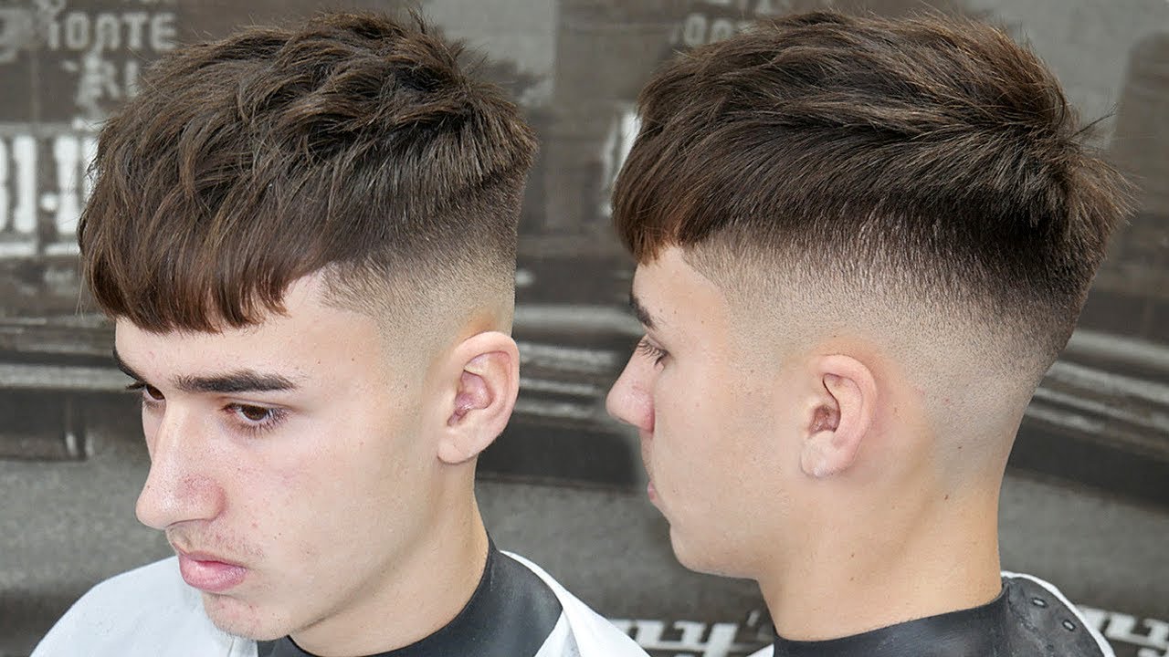 SIMPLE HAIRCUT TUTORIAL: HOW TO DO A MID SKIN FADE WITH A TEXTURED CROP || BEST HAIRCUT 2018