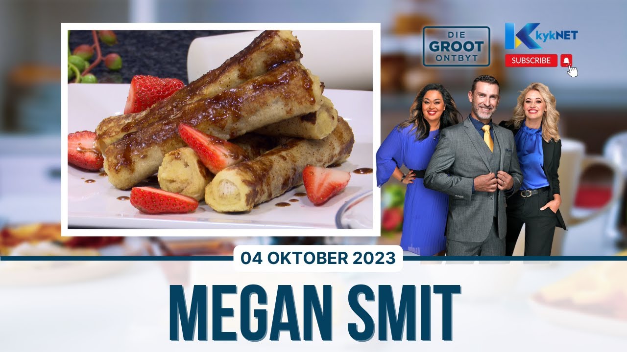 GROOT-Kombuis | Megan Smit maak gerolde french-toast | 04 Oktober 2023