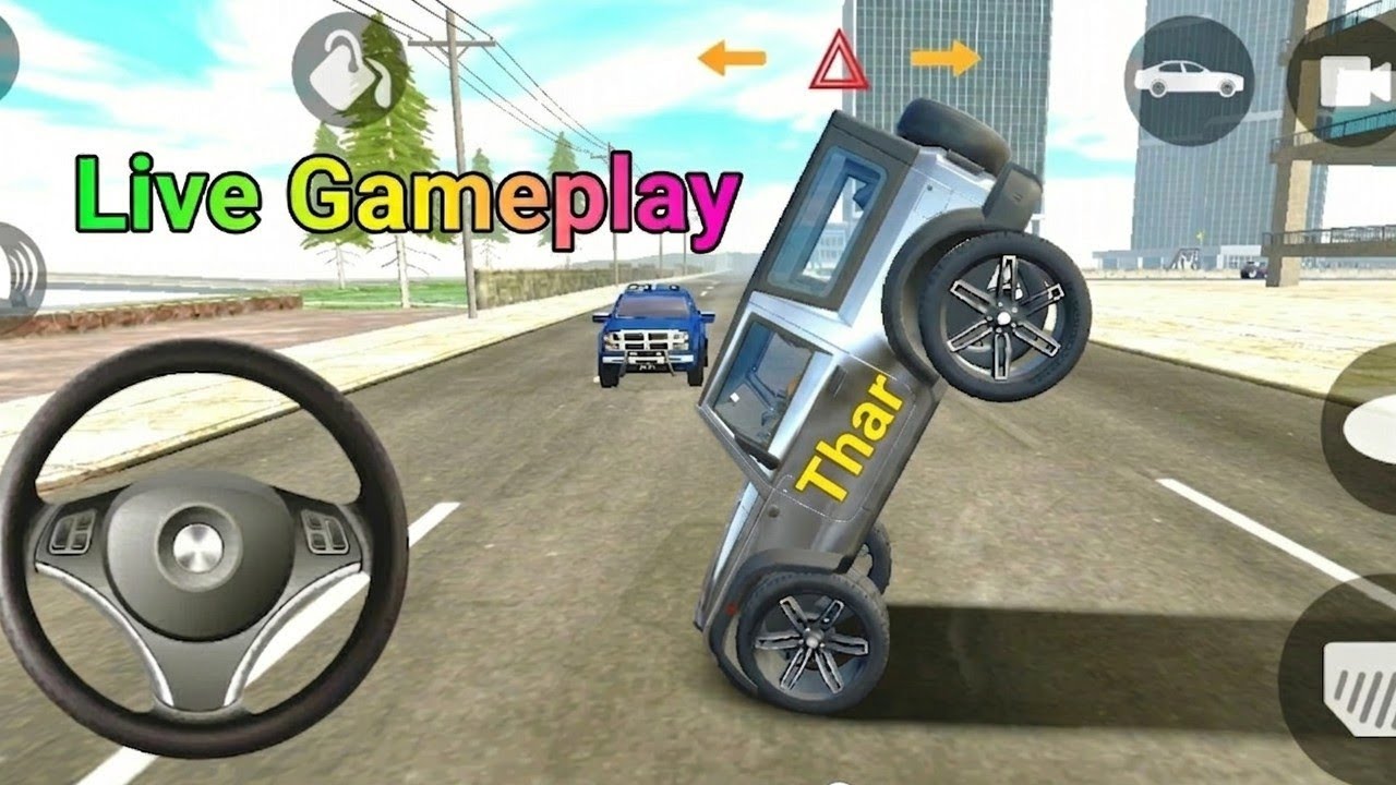 City Road Mahindra Thar👿Games: Indian Thar (Gadi Wala Games) Car Game Android Game - Part-26 Live