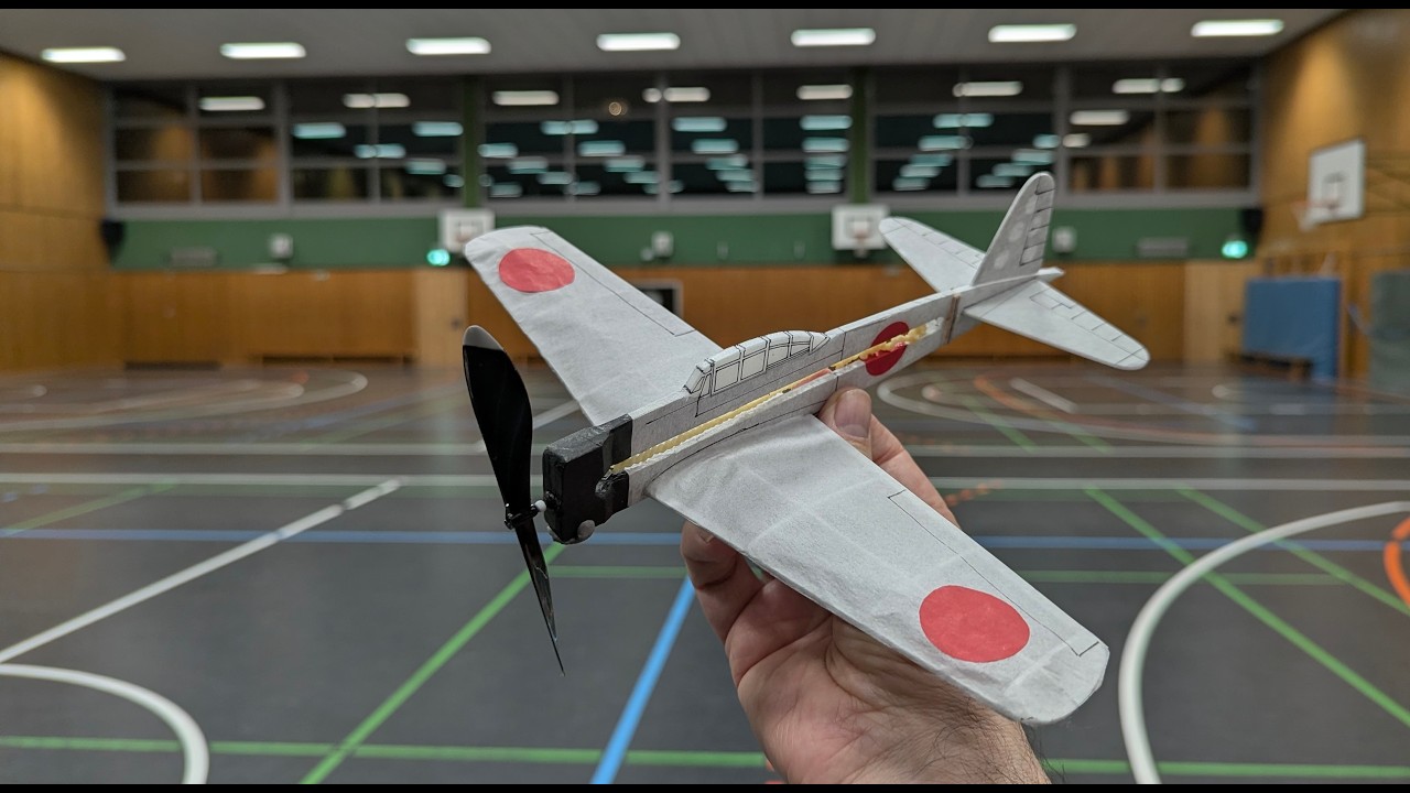 Zero, rubber powered profile model, 2026/01/28